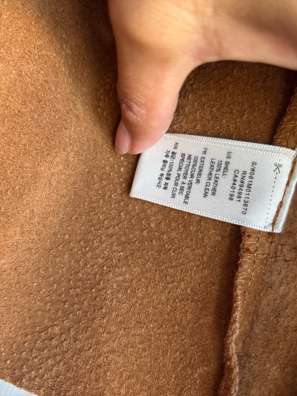 🧲twentyone Brown 100% Leather Fringe Western Vest Collarless Open Women's S/P - Picture 5 of 7